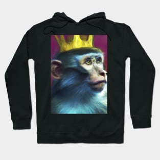 Monkey with a crown Hoodie
